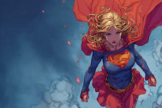do a superhero comic