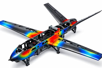drone structural fea, load calculations, airframe stress analysis, fatigue life