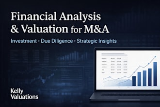 perform financial analysis and valuation for mergers acquisitions  or investment
