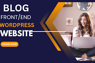 design or redesign front end wordpress websites or blog