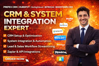 do prefex crm hubspot gohighlevel bitrix24 boom town crm pipedrive integration