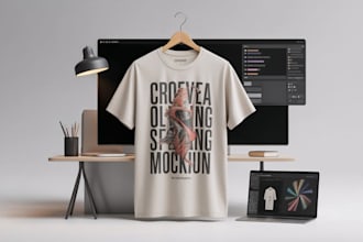 design creative custom tshirt and merchandise designs