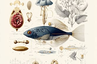 do medical and scientific line art illustration