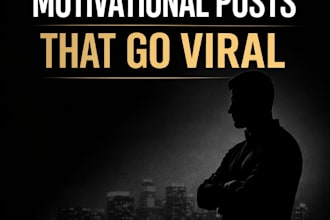 create viral motivational instagram posts for your page