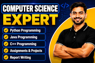 do computer science assigned, report writing, java python