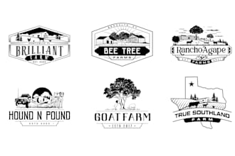 make professional vintage farm logo design