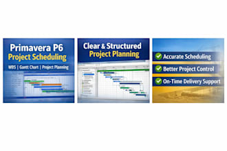 create a professional project schedule using primavera p6