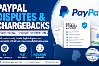 handle paypal disputes and chargebacks