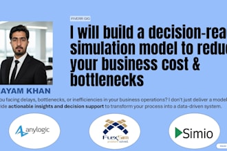 make decision ready simulation in anylogic simio flexsim
