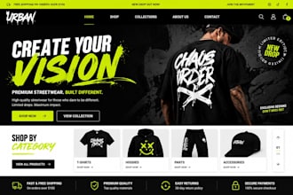 design wix streetwear clothing website clothing store clothing brand y2k website