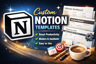 design a custom notion dashboard