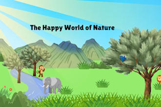 write short fun stories for kids with simple language