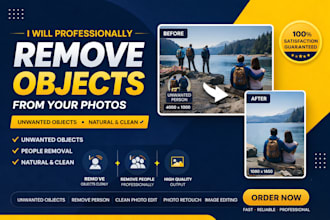 remove unwanted objects or people from your photos