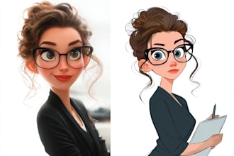 design custom cartoon illustrations