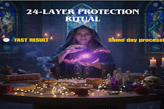 cast powerful curse and hex removal spell, aura cleansing, spiritual protection