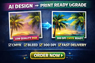convert ai designs into print ready 300 dpi cmyk files fast