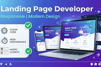 create a responsive landing page