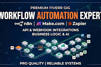 build professional automation workflows with n8n and make