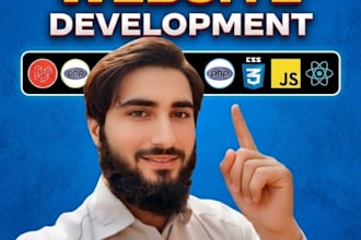 build a professional website using laravel and react