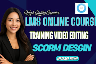 do lms online course creation, interactive lessons, video training, ppt slides