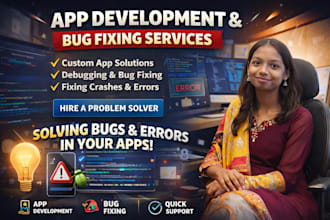 develop flutter app with firebase for android and ios