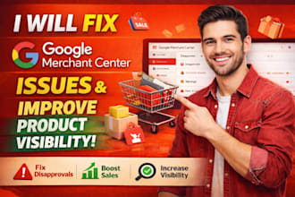 fix google merchant center issues and improve product visibility