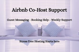 provide airbnb virtual assistant and cohost