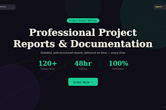 create professional project reports, documentation and sops