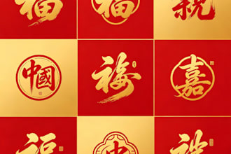 asian and chinese traditional or modern logo design services