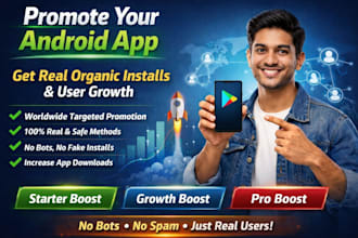 promote your app and drive real organic installs and user growth