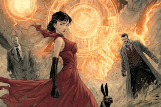 draw comic book illustration as a comic book illustrator
