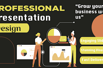 l create clean and engaging presentation slides for your project