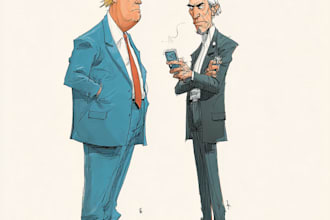 create political and editorial cartoons