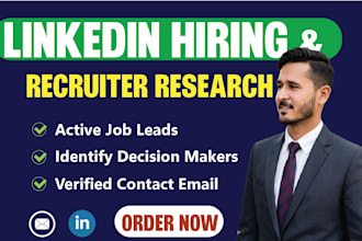 provide recruitment lead generation and targeted b2b email list