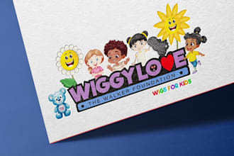 design kids logo and baby brand for children shop or website