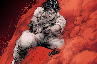 comic book illustration with comic book illustrator