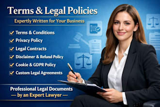 draft terms and legal policies for your business