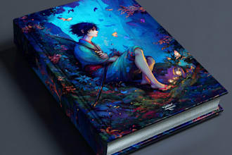 create thriller, mystery, crime or romance book cover design