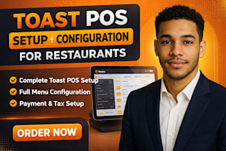toast pos setup, toast pos configuration, restaurant pos setup