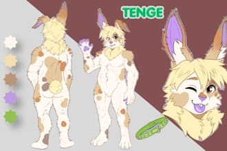 create furry ref sheet anthro furry reference sheet furry oc fursona ref sheet