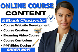 create online course content, kajabi course creation, courriculum, lesson plan