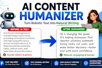 edit and humanize ai generated content