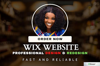 design wix website, redesign wix website, wix ecommerce website