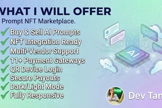 create ai prompt buy selling marketplace for nfts