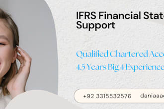 prepare ifrs financial statements and audit support