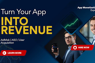 grow your android app revenue with admob, aso and google ads