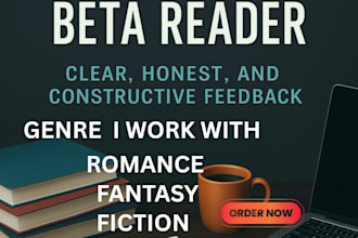 alpha and beta read horror and romance novel