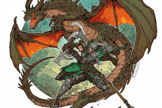 create dynamic comic book pages and custom character art