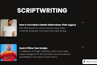 write engaging youtube scripts