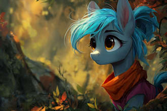 draw mlp character or your pony oc
